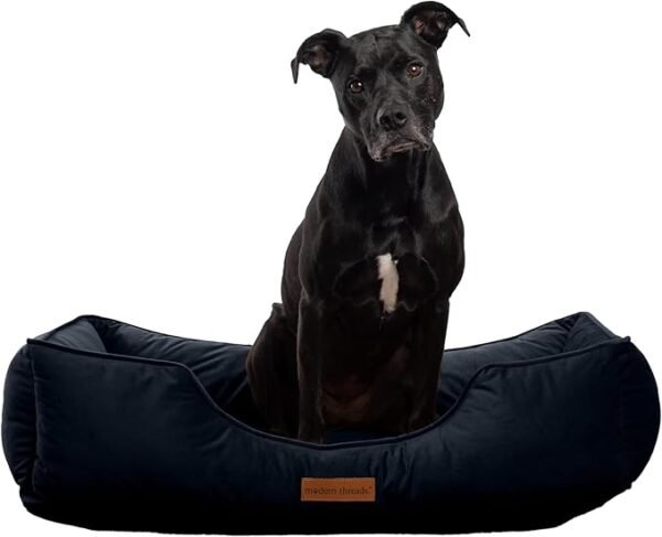Luxury Tufted Velvet Dog Bed for All Sizes